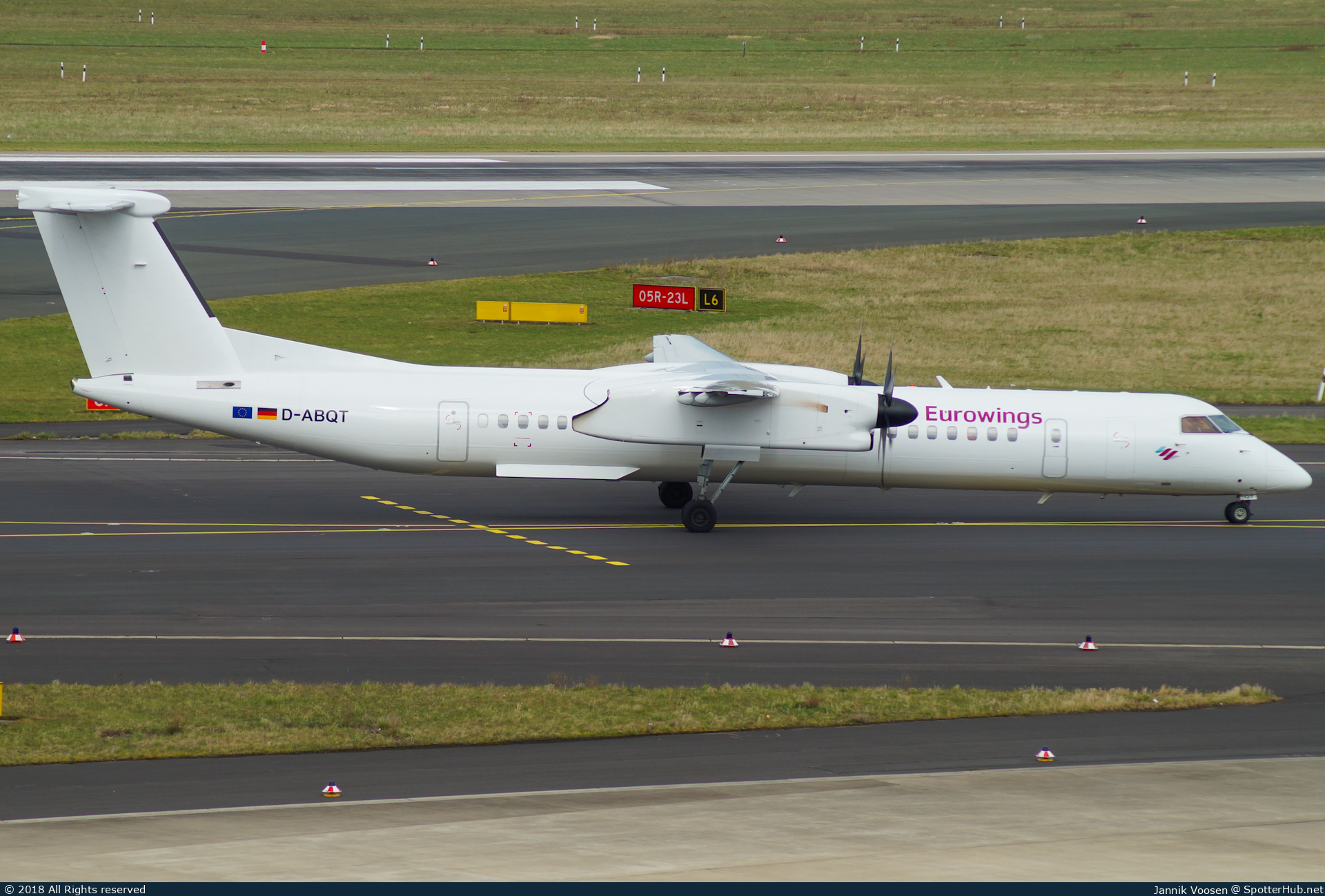 Photo of D-ABQT - Bombardier DHC-8-402 Dash 8 Q400 operated by Eurowings (opb LGW Luftfahrtgesellschaft Walter)