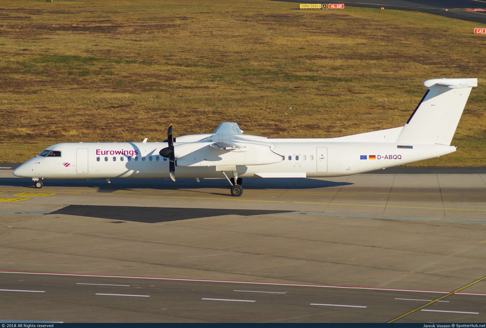 Photo of D-ABQQ - Bombardier DHC-8-402 Dash 8 Q400 operated by Eurowings (opb LGW Luftfahrtgesellschaft Walter)