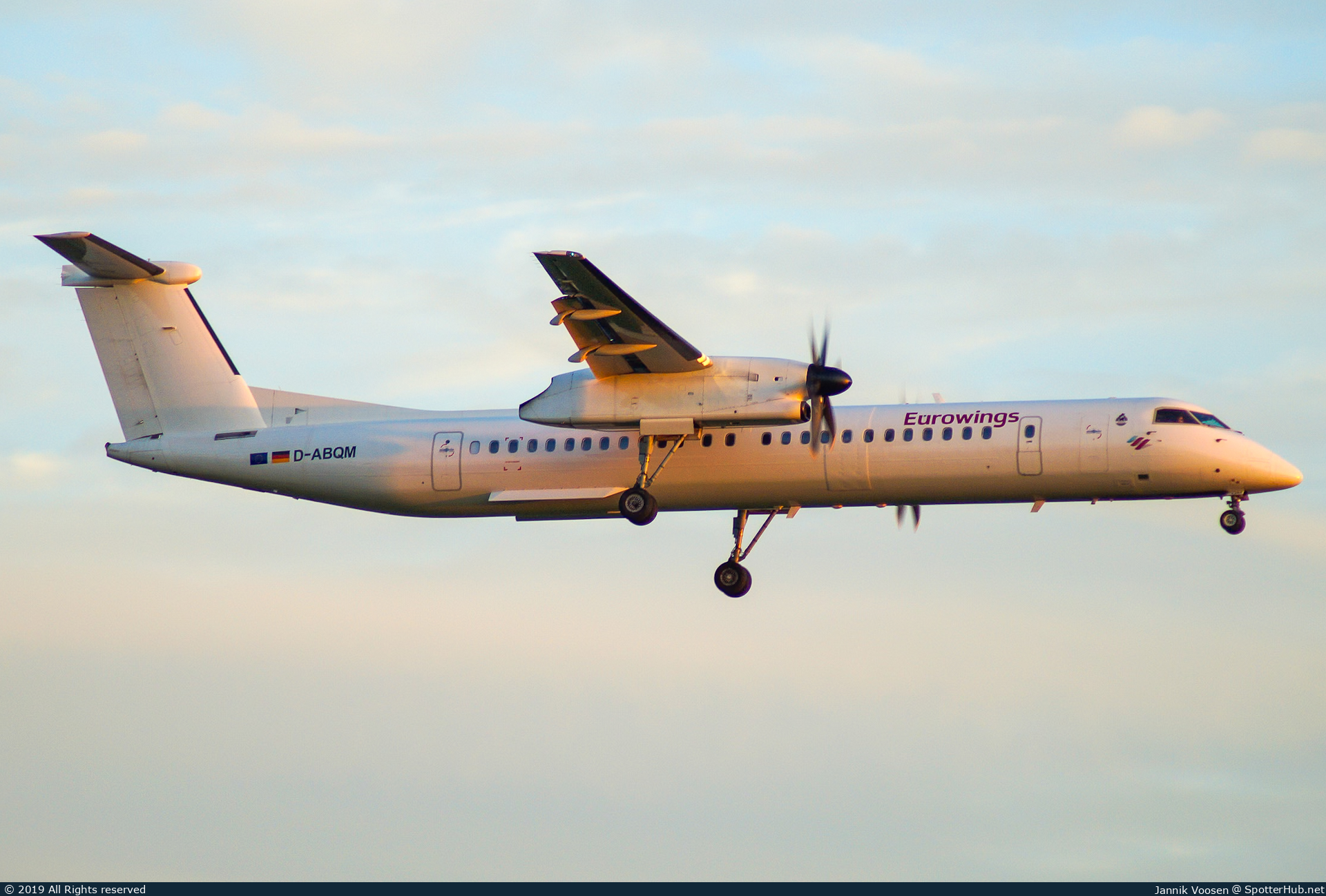 Photo of D-ABQM - Bombardier DHC-8-402 Dash 8 Q400 operated by Eurowings (opb LGW Luftfahrtgesellschaft Walter)
