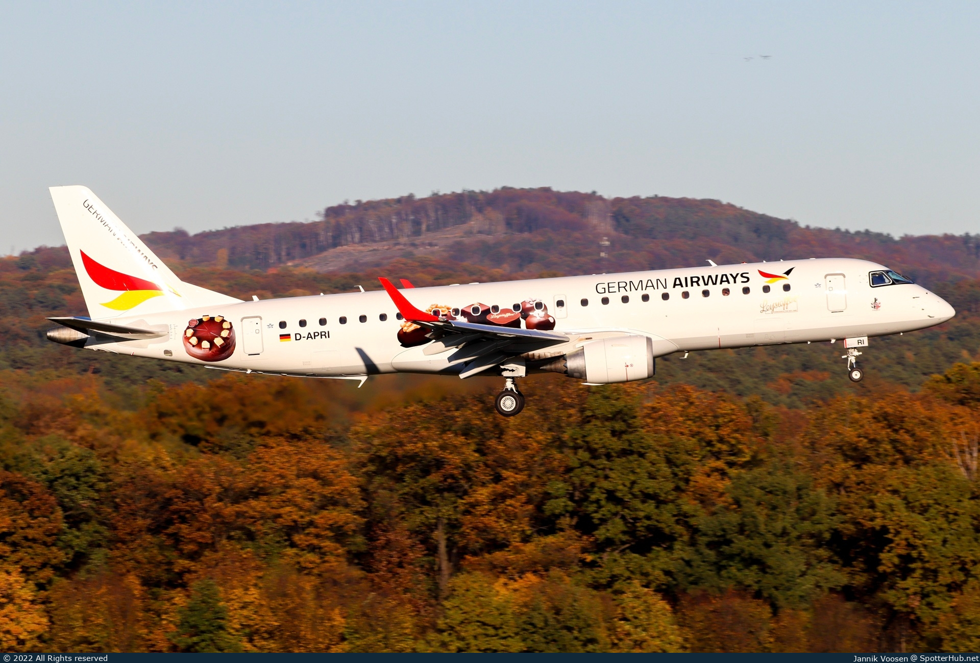 Photo of D-APRI - Embraer ERJ-190SR operated by German Airways