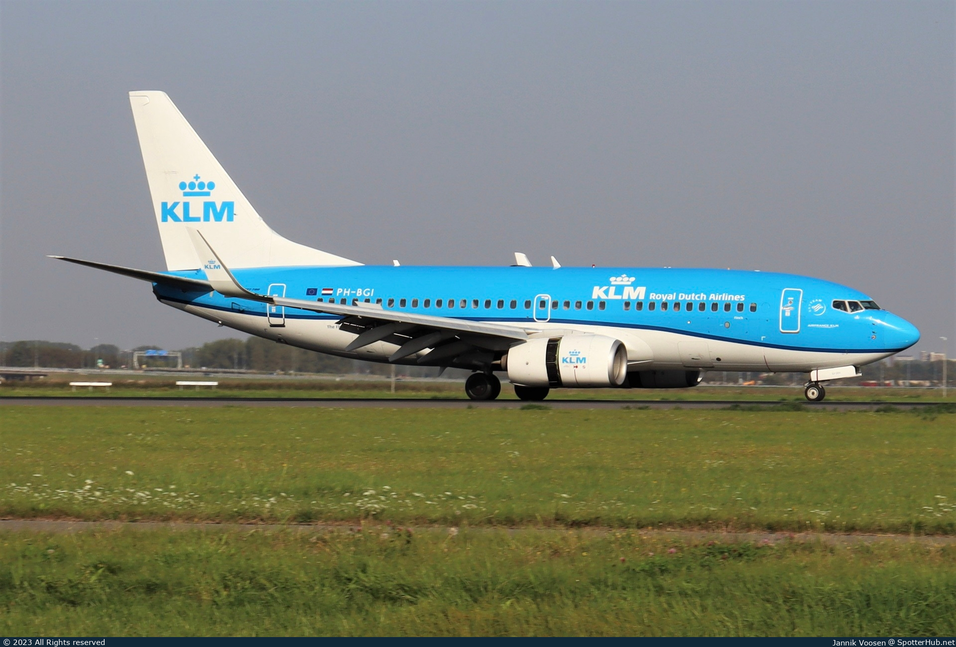 Photo of PH-BGI - Boeing 737-7K2 operated by KLM Royal Dutch Airlines