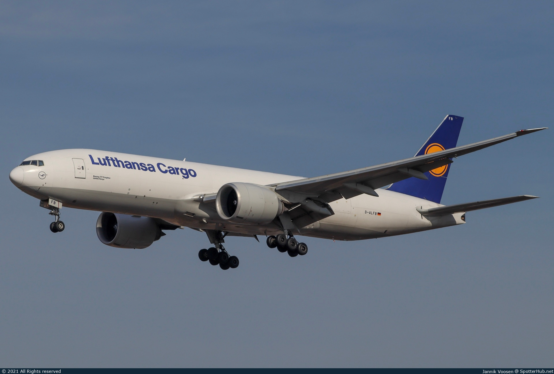 Photo of D-ALFB - Boeing 777-FBT operated by Lufthansa Cargo
