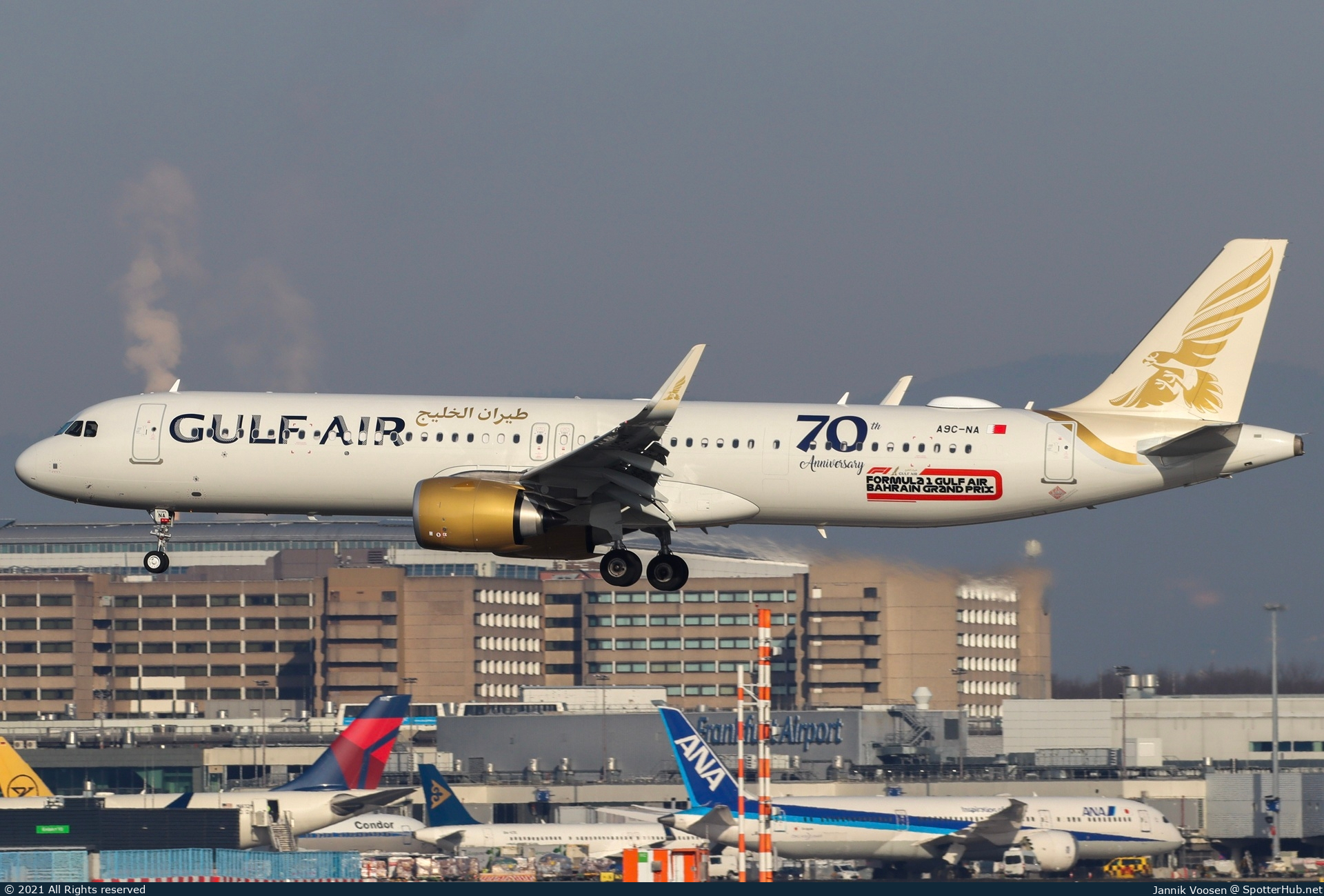 Photo of A9C-NA - Airbus A321-253NX operated by Gulf Air