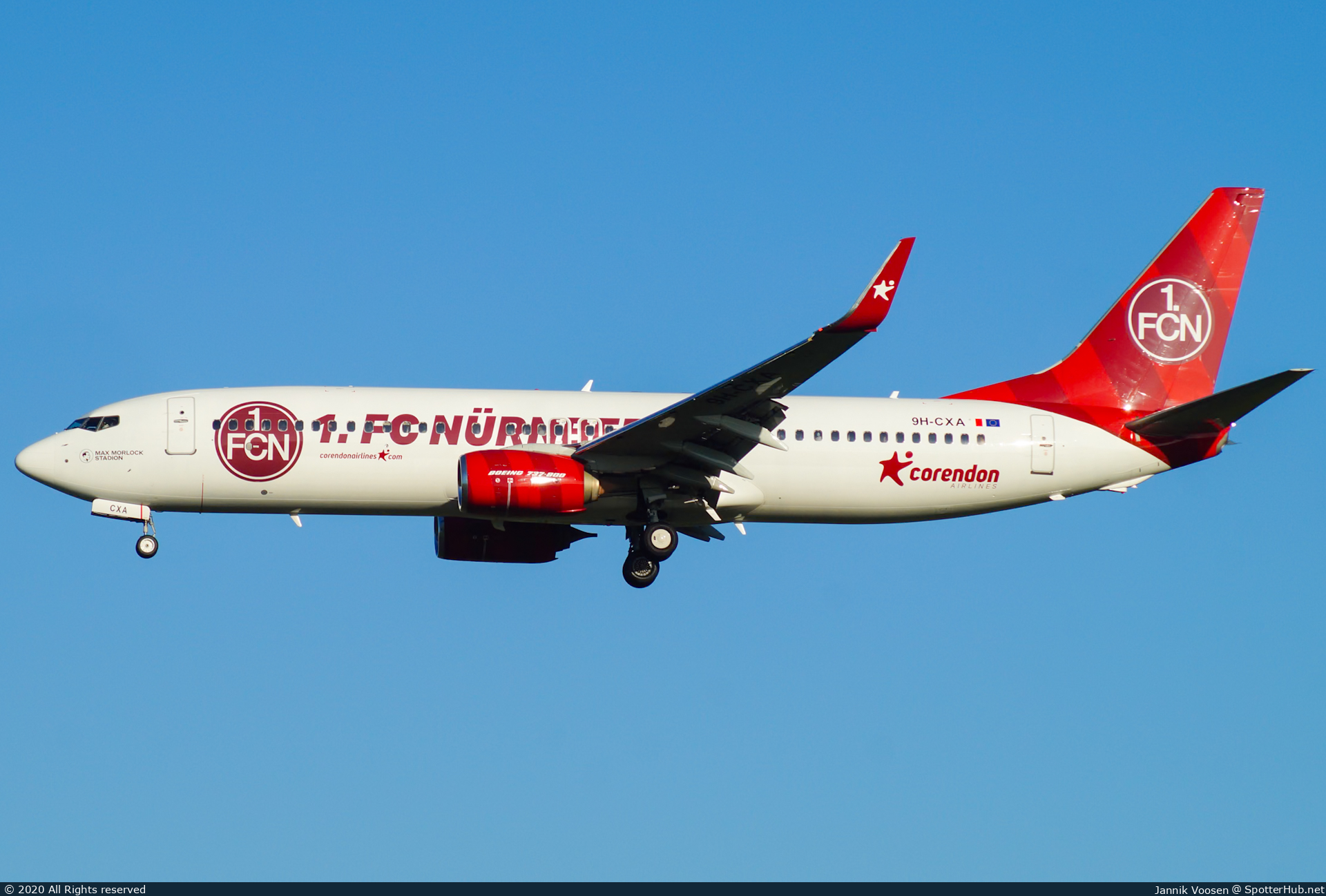 Photo of 9H-CXA - Boeing 737-85R operated by Corendon Airlines Europe