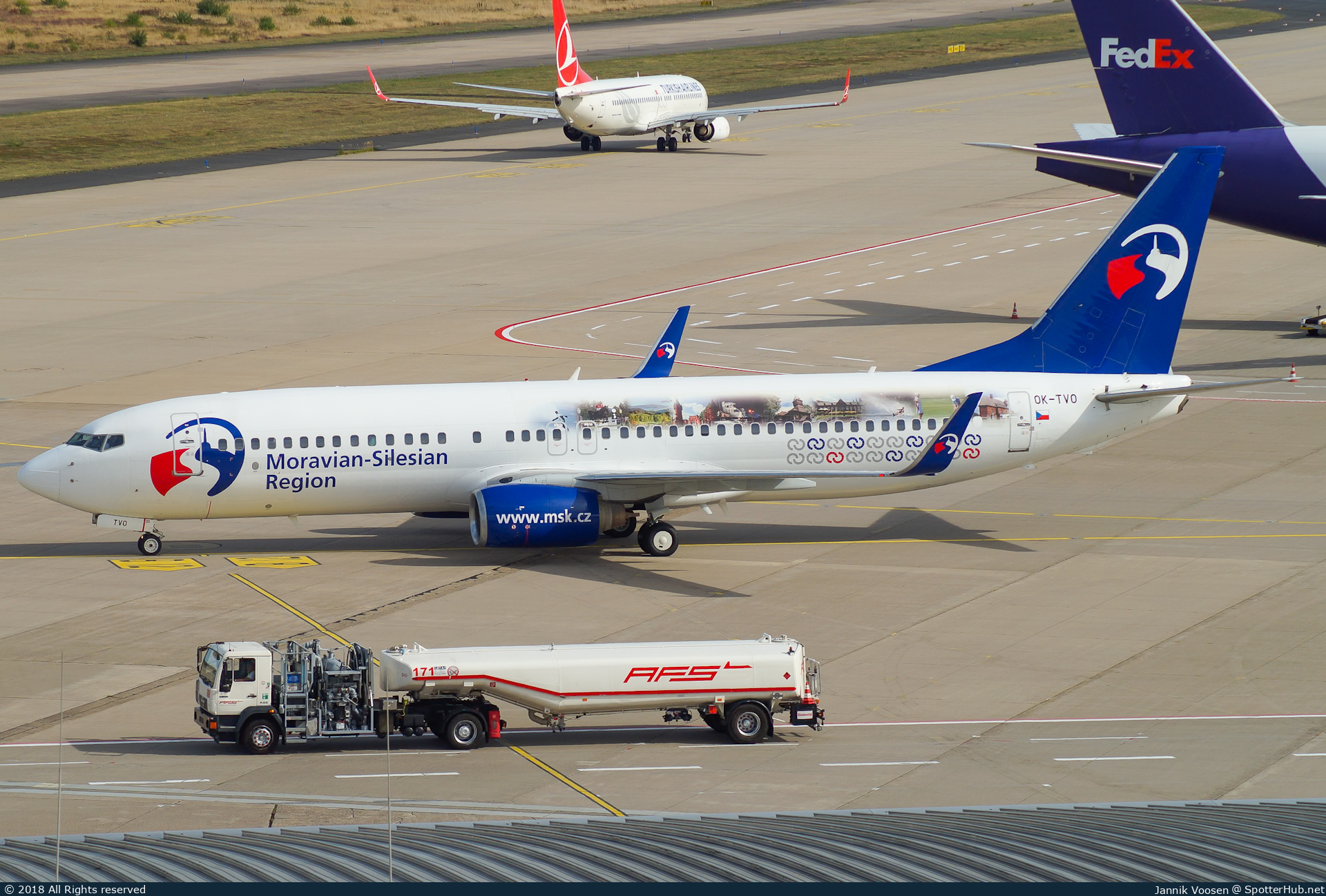 Photo of OK-TVO - Boeing 737-8CX operated by Travel Service
