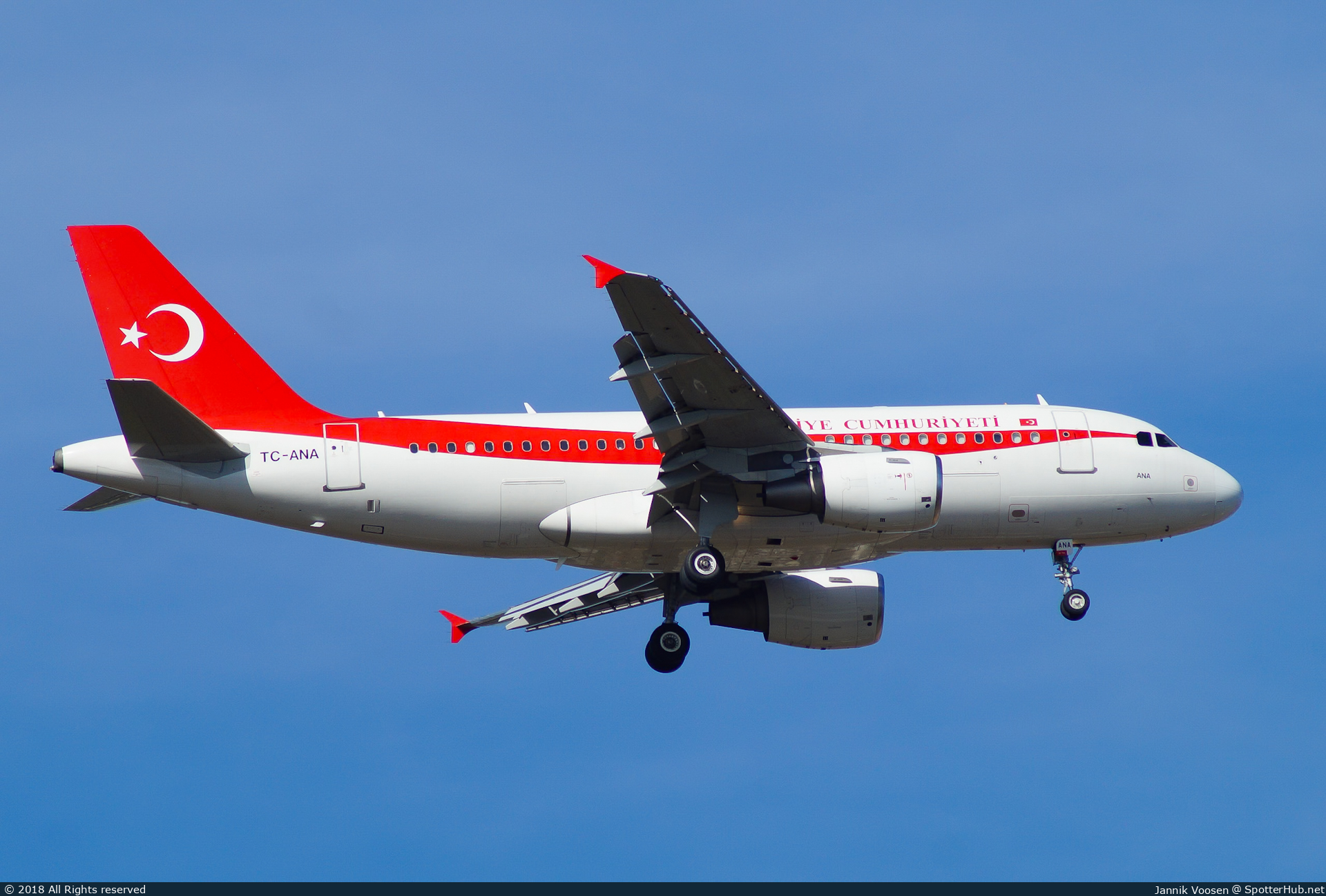 Photo of TC-ANA - Airbus A319-115(CJ) operated by Government of Türkiye