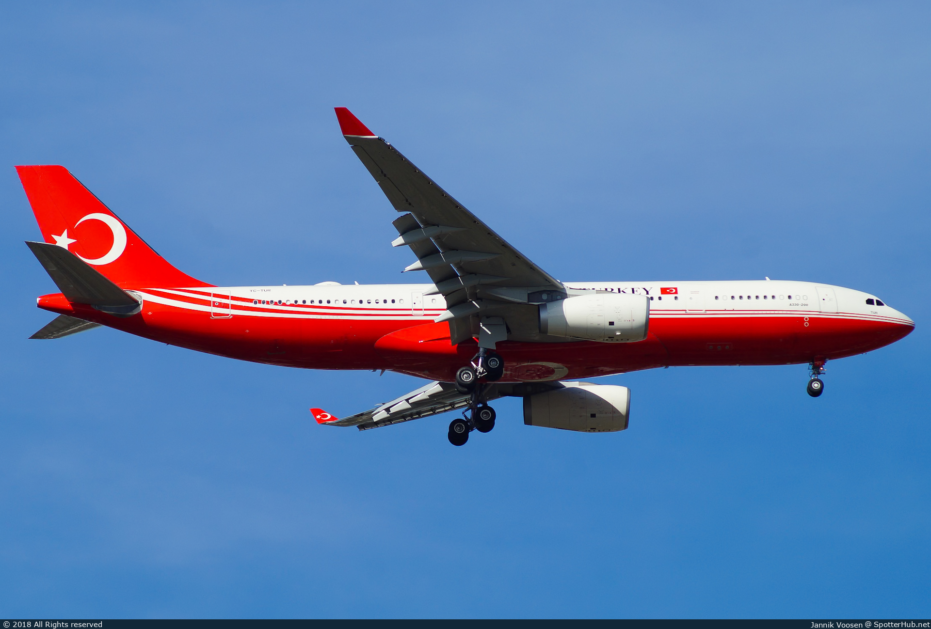 Photo of TC-TUR - Airbus A330-243(CJ) operated by Government of Türkiye