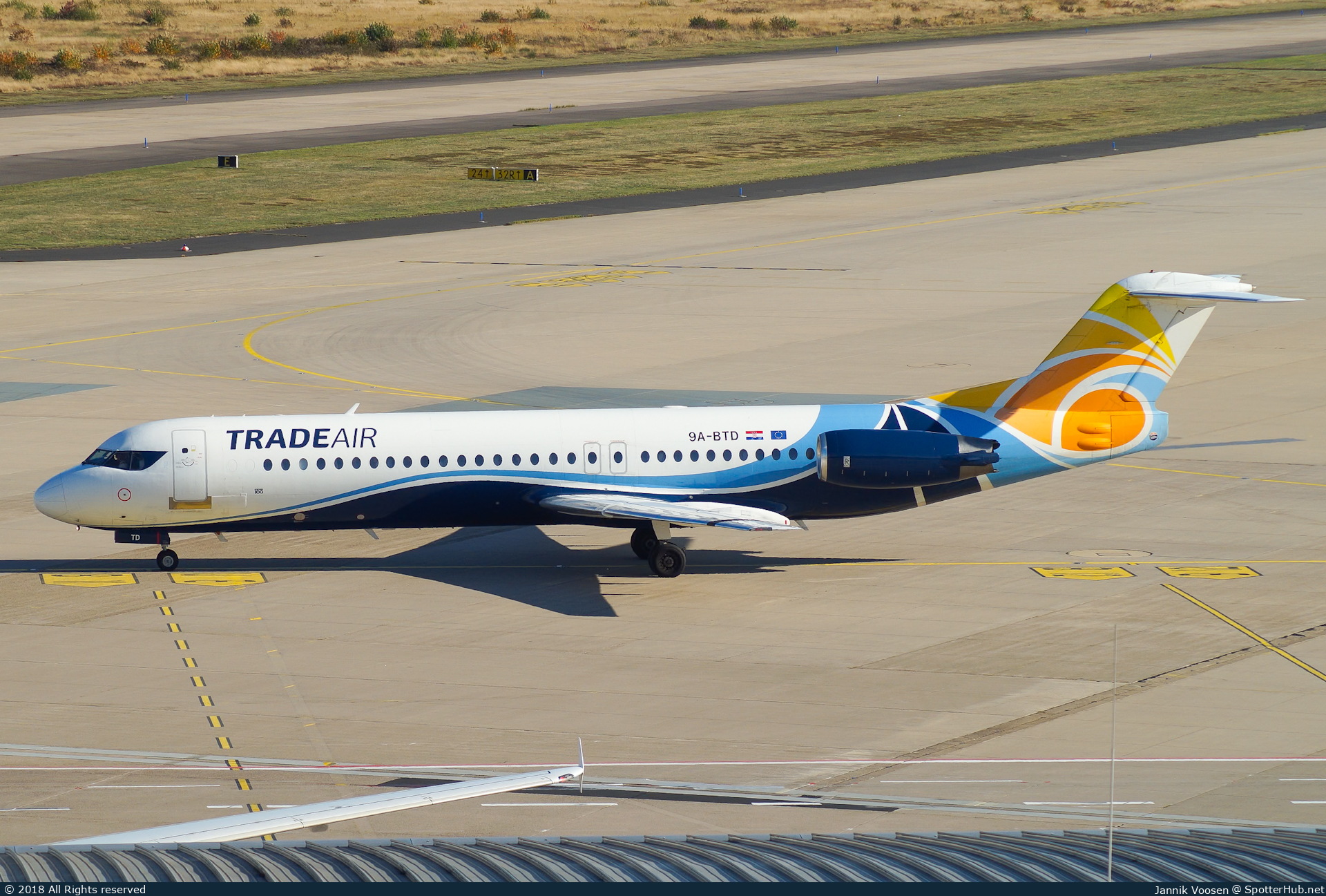 Photo of 9A-BTD - Fokker 100 operated by Trade Air