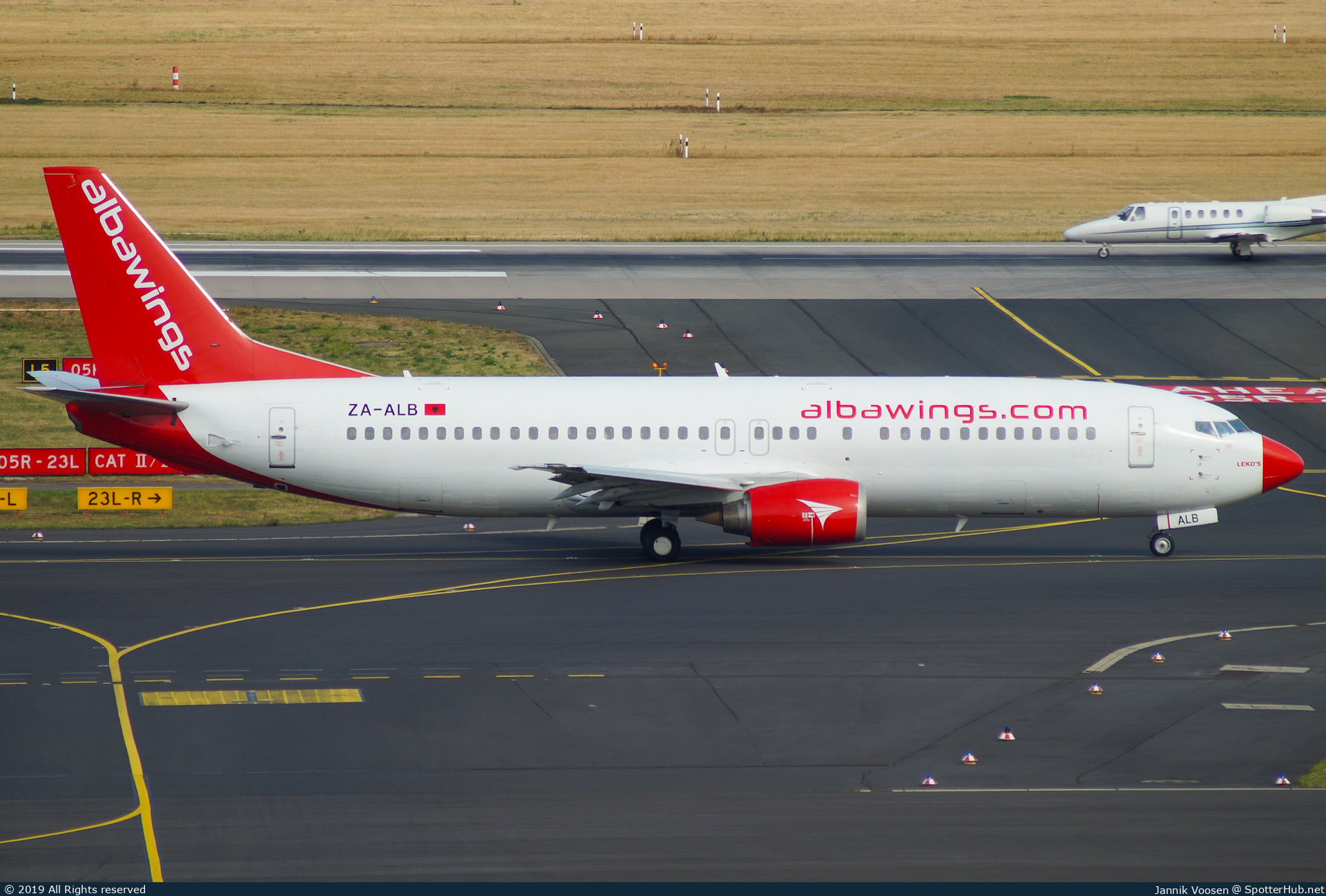 Photo of ZA-ALB - Boeing 737-46J operated by Albawings