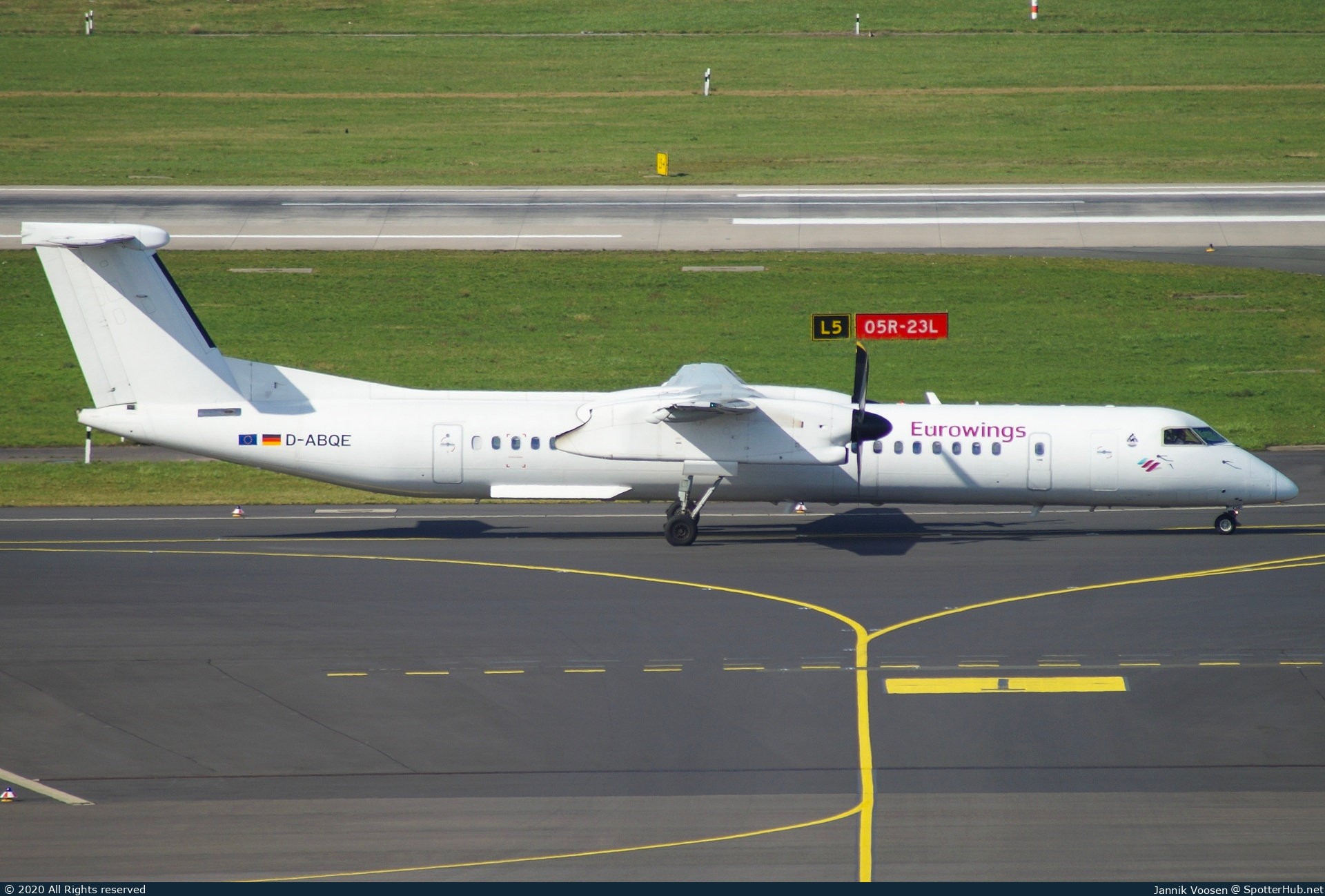Photo of D-ABQE - Bombardier DHC-8-402 Dash 8 Q400 operated by Eurowings (opb LGW Luftfahrtgesellschaft Walter)