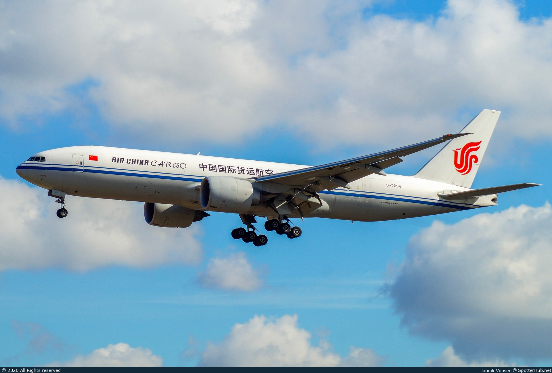Photo of B-2094 - Boeing 777-FFT operated by Air China Cargo