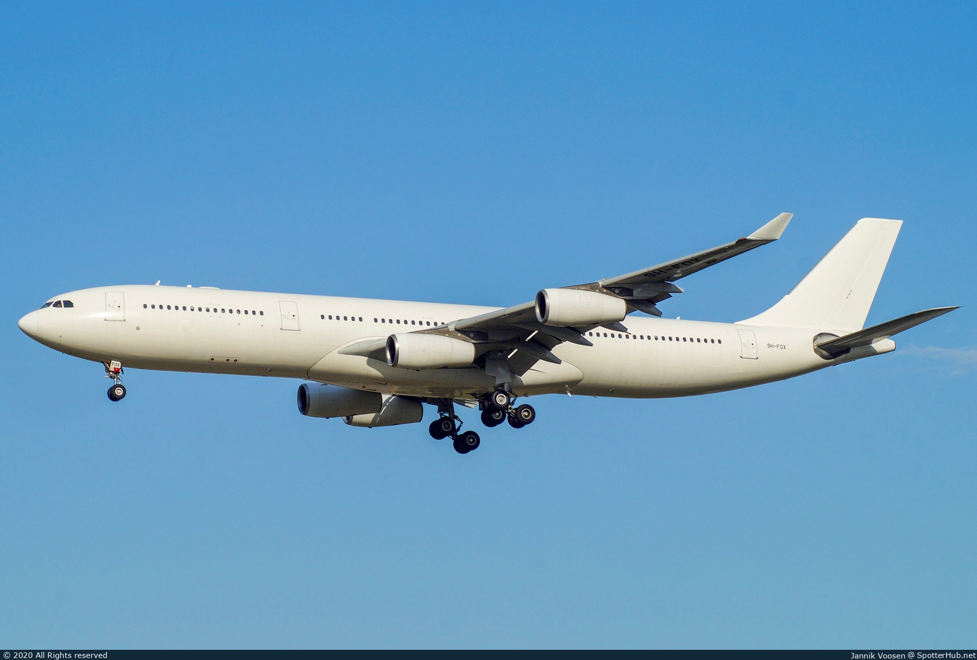 Photo of 9H-FOX - Airbus A340-313 operated by Hi Fly Malta