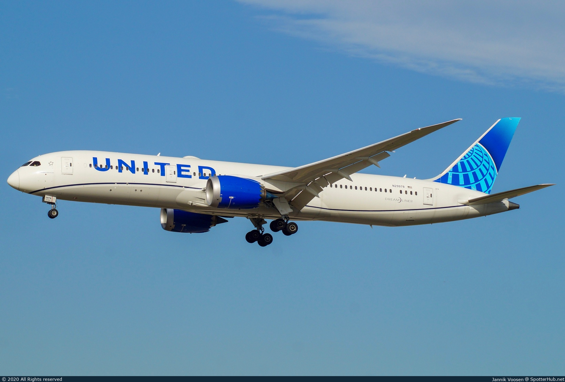 Photo of N29978 - Boeing 787-9 Dreamliner operated by United Airlines