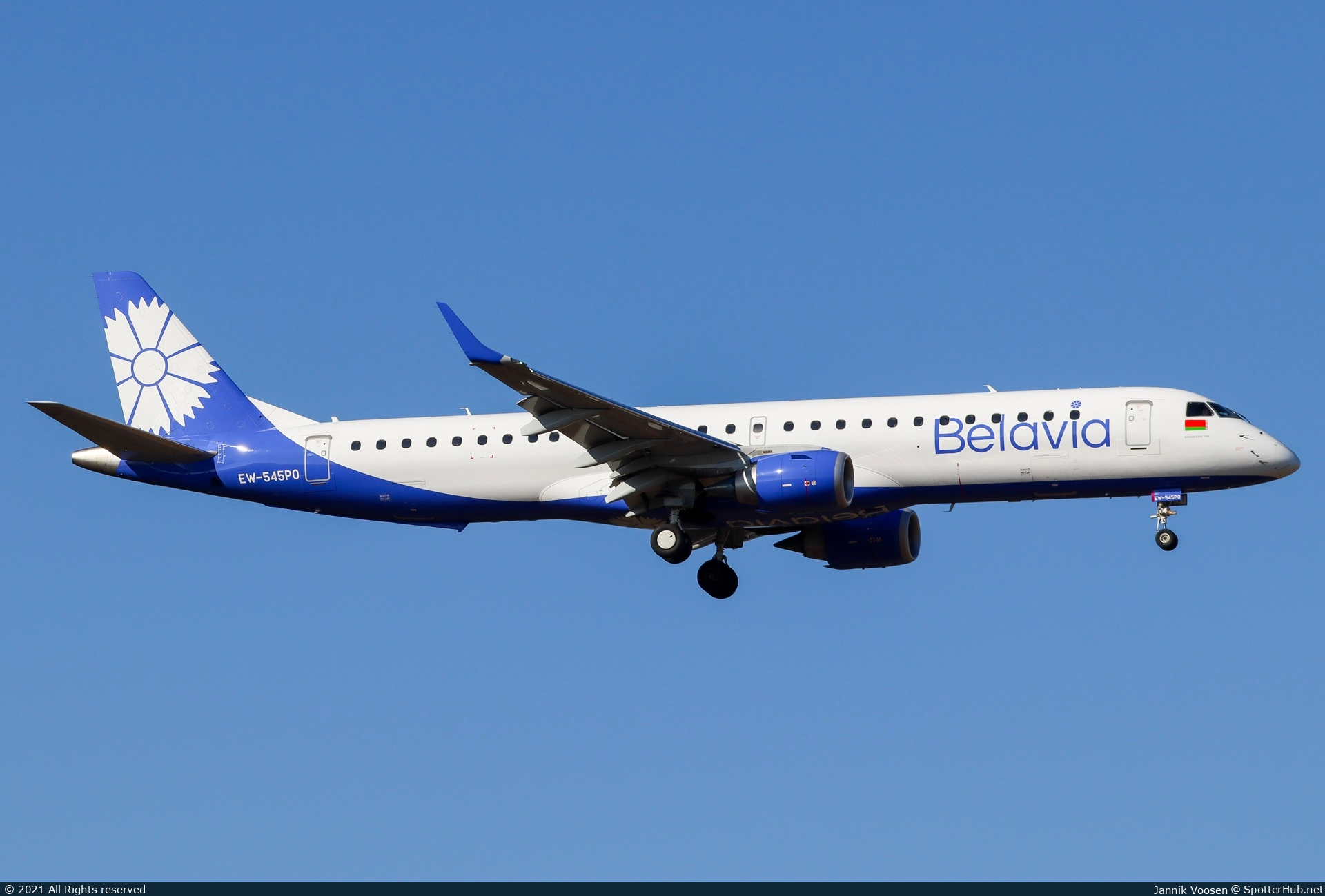 Photo of EW-545PO - Embraer ERJ-195LR operated by Belavia