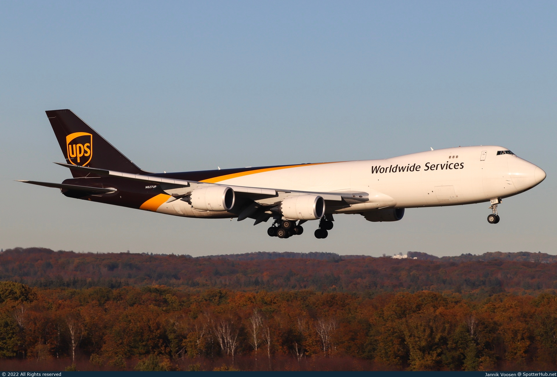 Photo of N627UP - Boeing 747-8F operated by UPS United Parcel Service