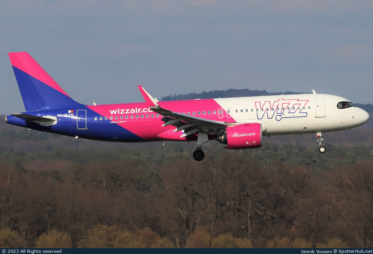 Photo of 9H-WAN - Airbus A320-271N operated by Wizz Air Malta