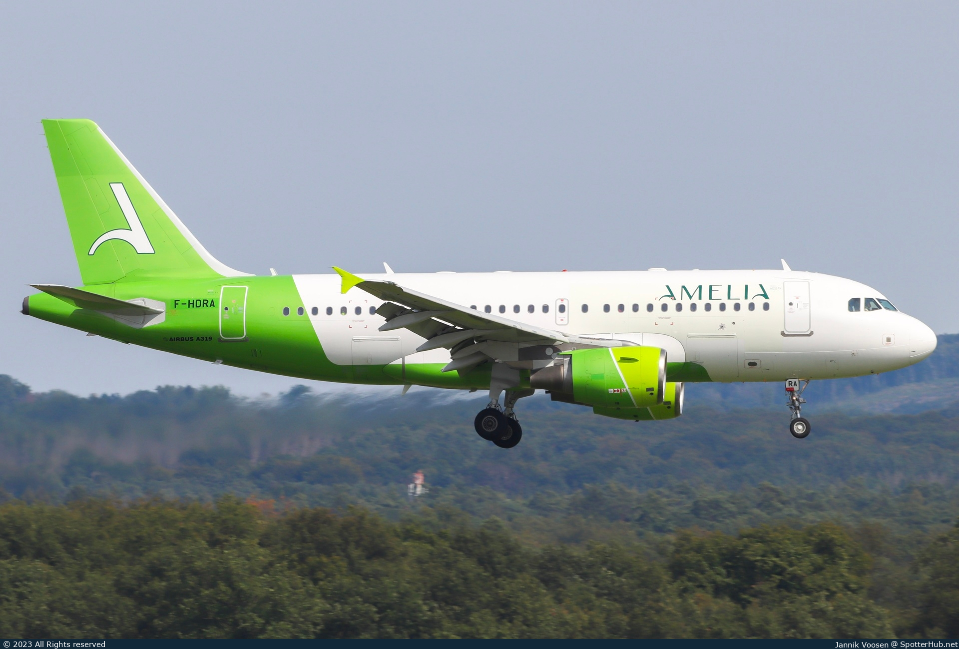 Photo of F-HDRA - Airbus A319-112 operated by Amelia International