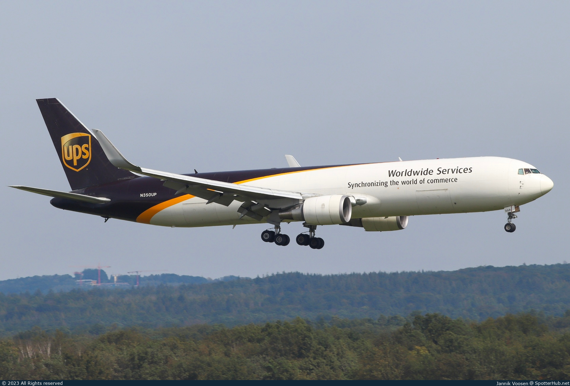 Photo of N350UP - Boeing 767-34AF operated by UPS United Parcel Service