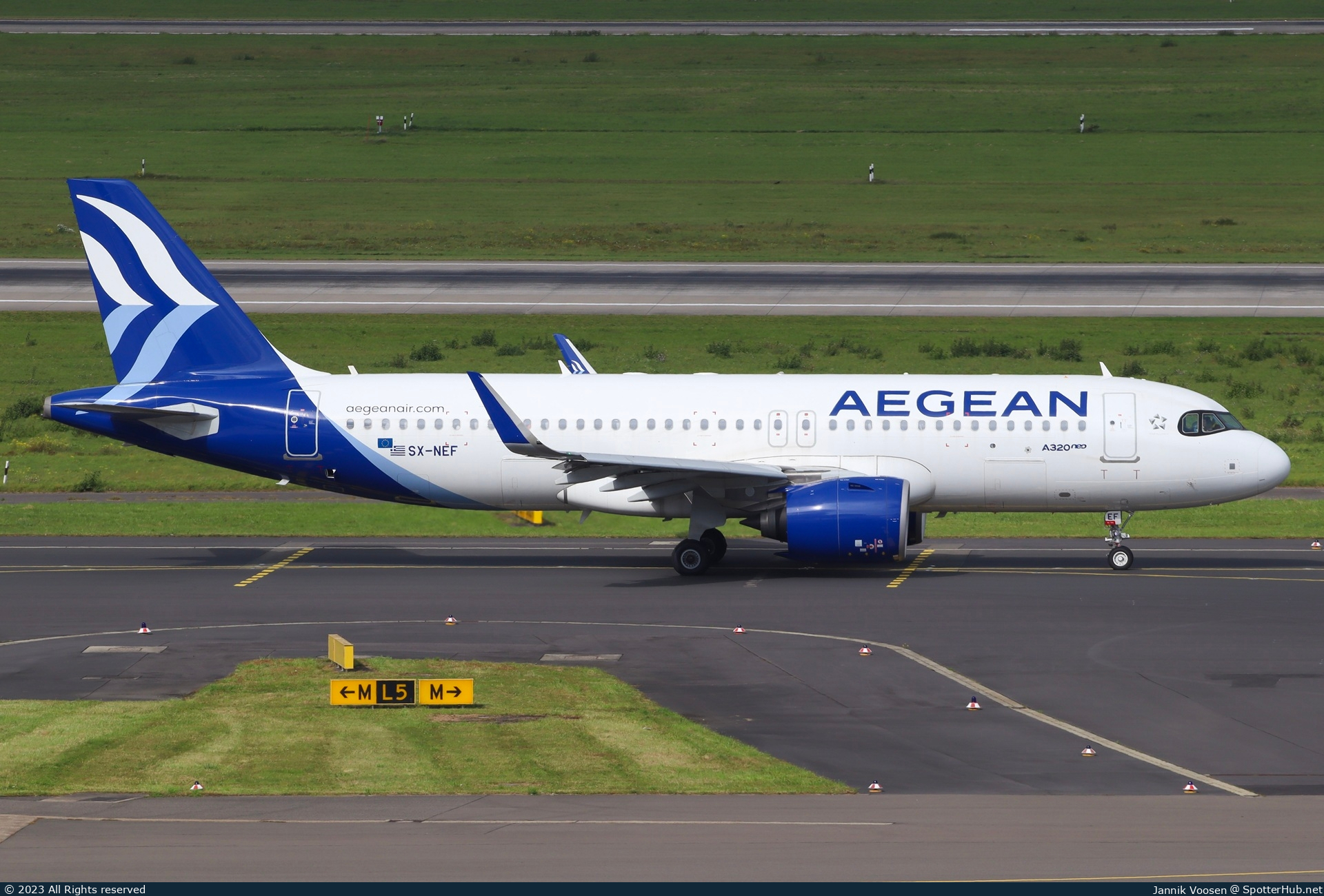 Photo of SX-NEF - Airbus A320-271N operated by Aegean Airlines