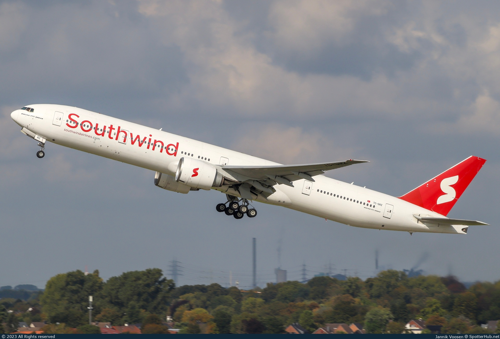 Photo of TC-GRZ - Boeing 777-31H(ER) operated by Southwind Airlines