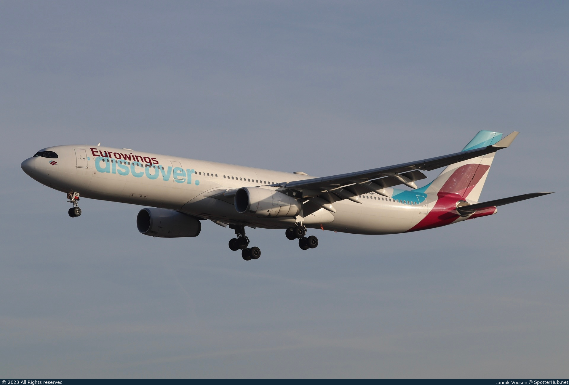 Photo of D-AIKH - Airbus A330-343 operated by Eurowings Discover