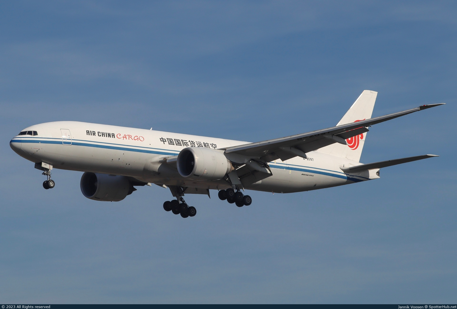 Photo of B-2097 - Boeing 777-FFT operated by Air China Cargo