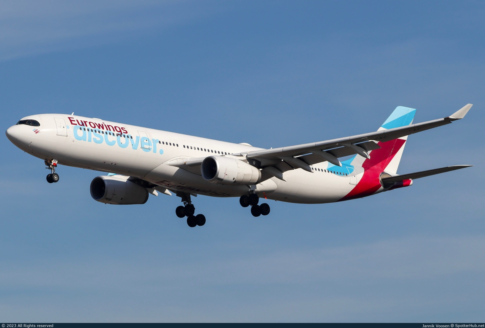 Photo of D-AIKA - Airbus A330-343 operated by Eurowings Discover