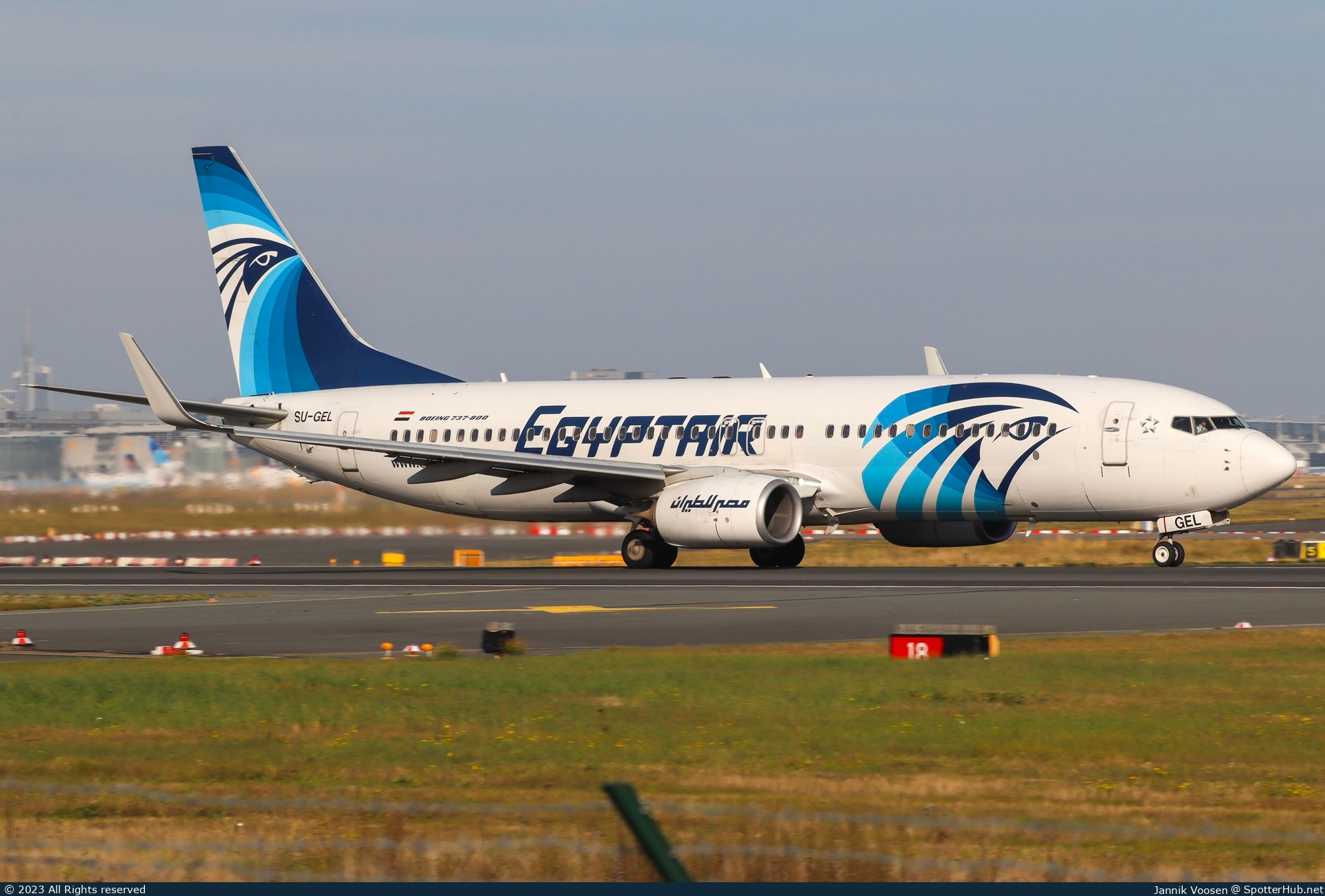 Photo of SU-GEL - Boeing 737-866 operated by Egyptair