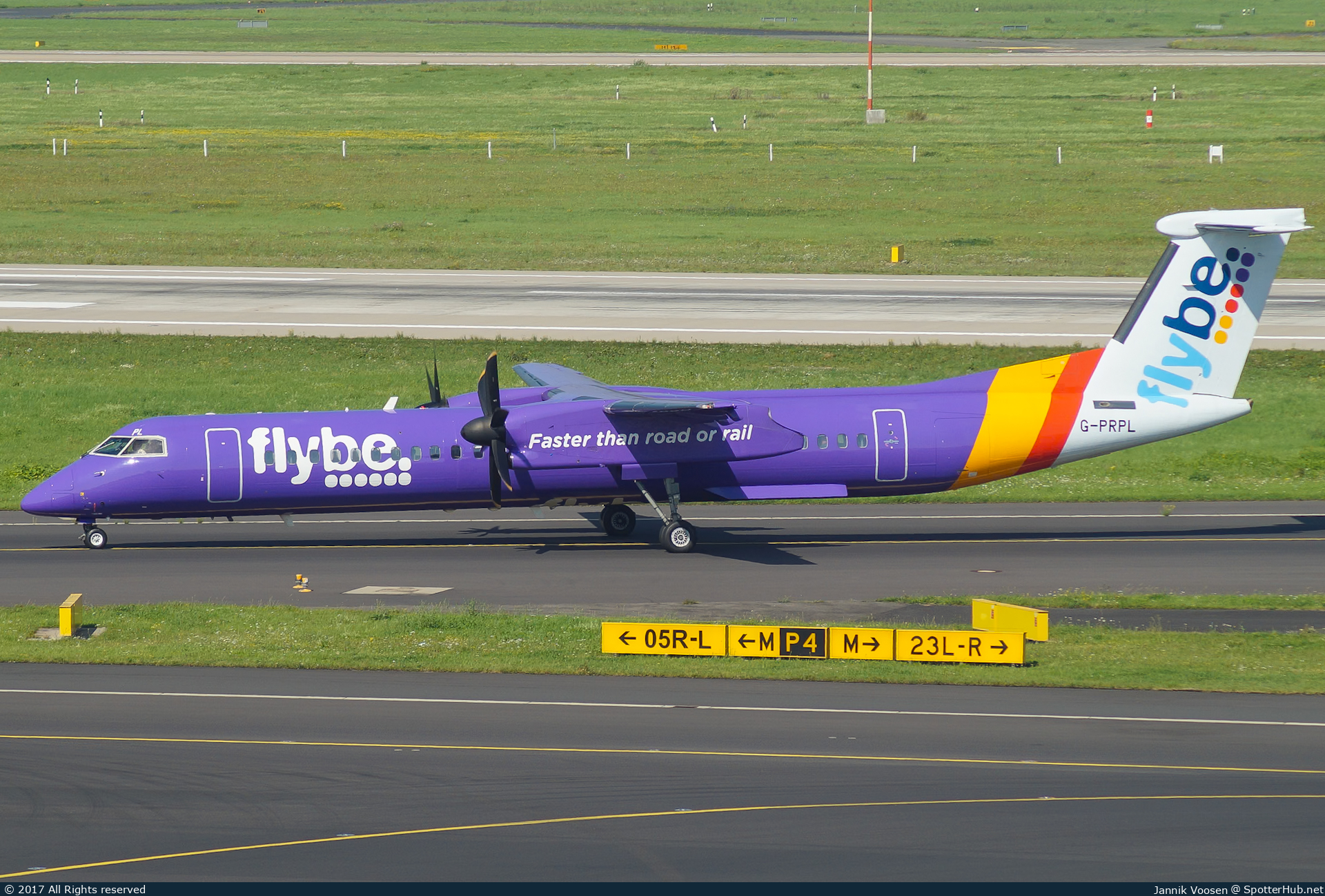 Photo of G-PRPL - Bombardier DHC-8-402 Dash 8 Q400 operated by flybe