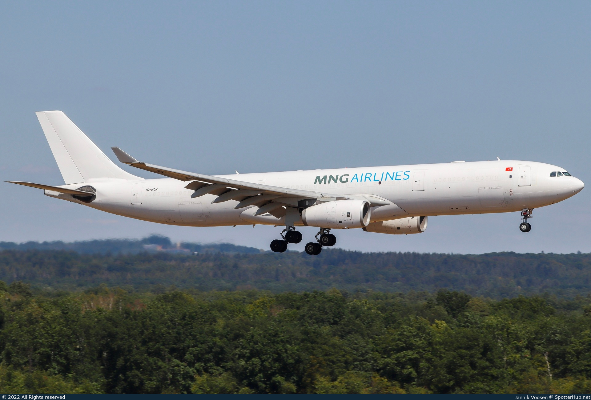 Photo of TC-MCM - Airbus A330-343(P2F) operated by MNG Airlines
