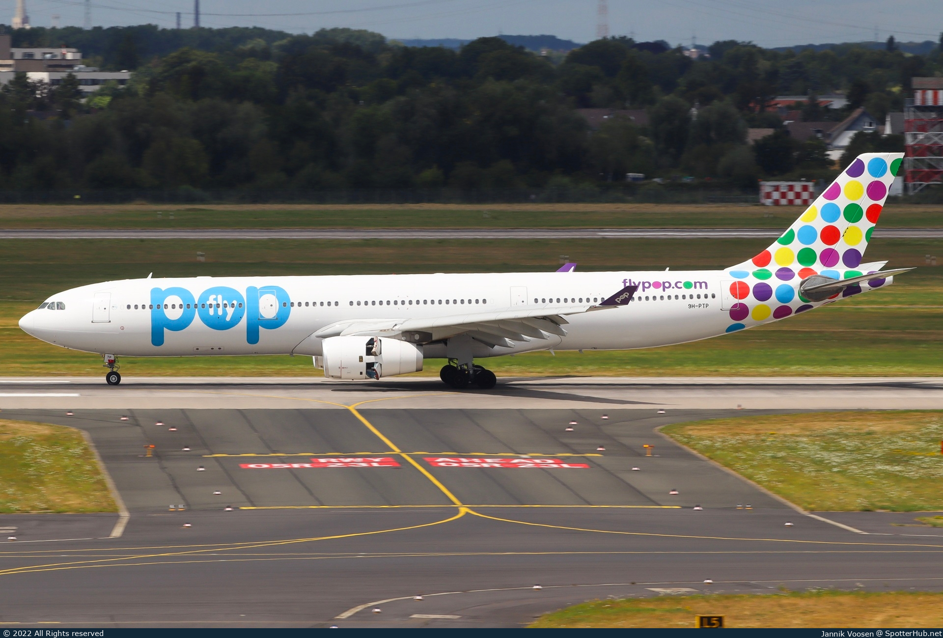 Photo of 9H-PTP - Airbus A330-343 operated by flypop (opb Hi Fly Malta)