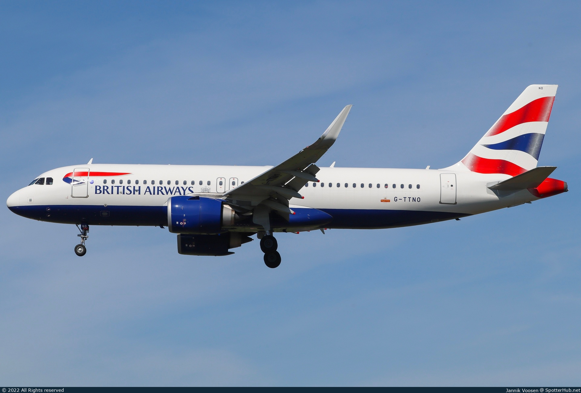 Photo of G-TTNO - Airbus A320-251N operated by British Airways
