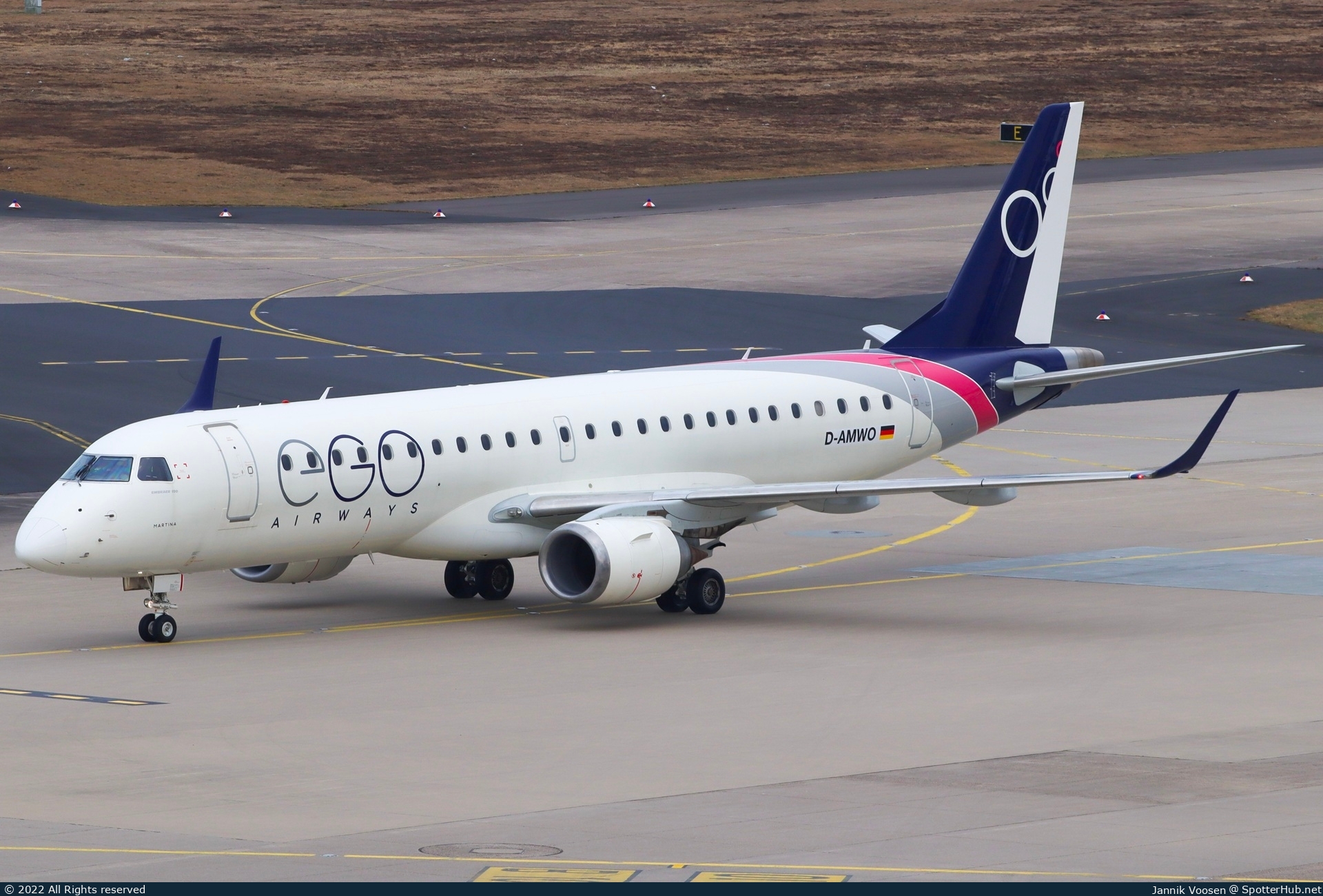 Photo of D-AMWO - Embraer ERJ-190AR operated by German Airways