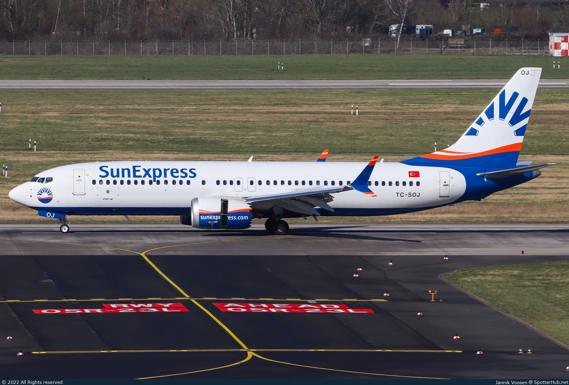 Photo of TC-SOJ - Boeing 737 MAX 8 operated by SunExpress