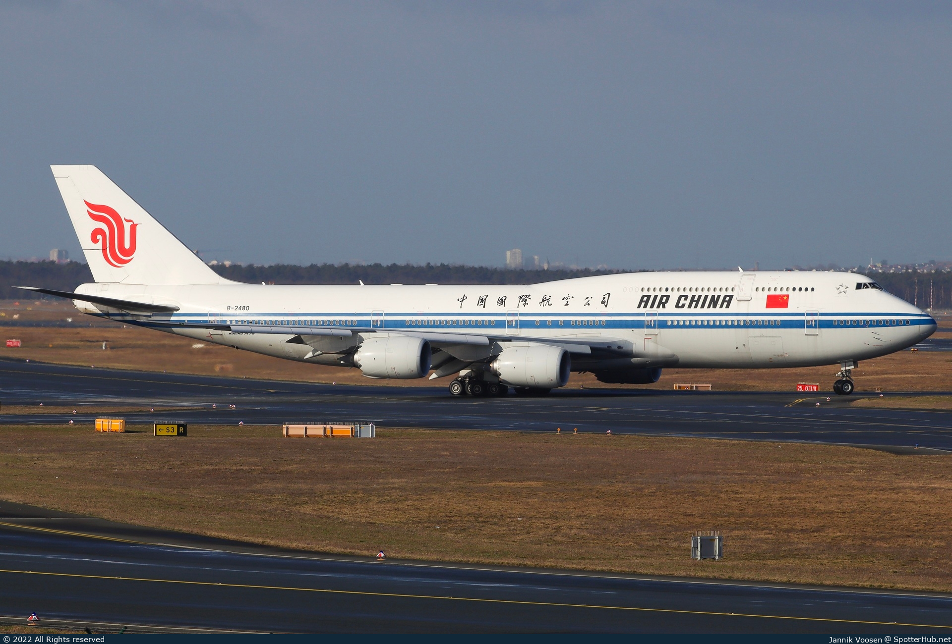 Photo of B-2480 - Boeing 747-89L operated by Air China