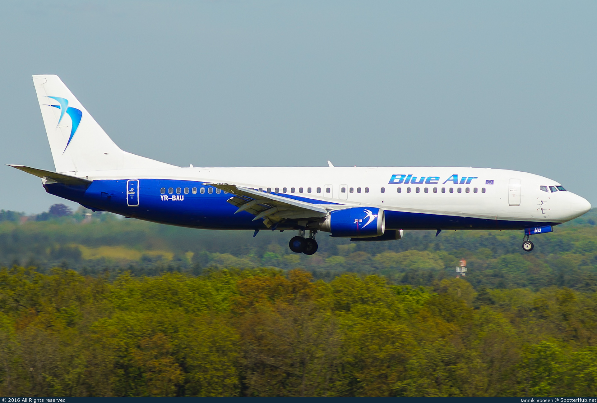 Photo of YR-BAU - Boeing 737-4Y0 operated by Blue Air
