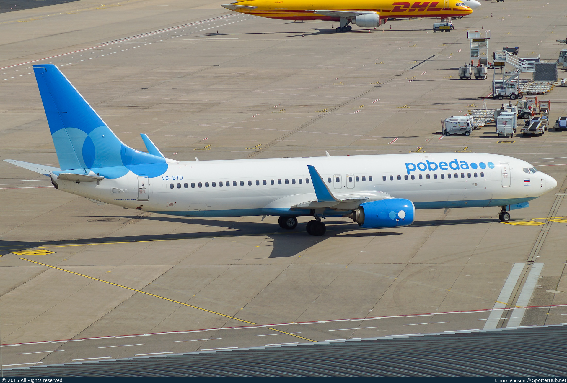 Photo of VQ-BTD - Boeing 737-8MA operated by Pobeda