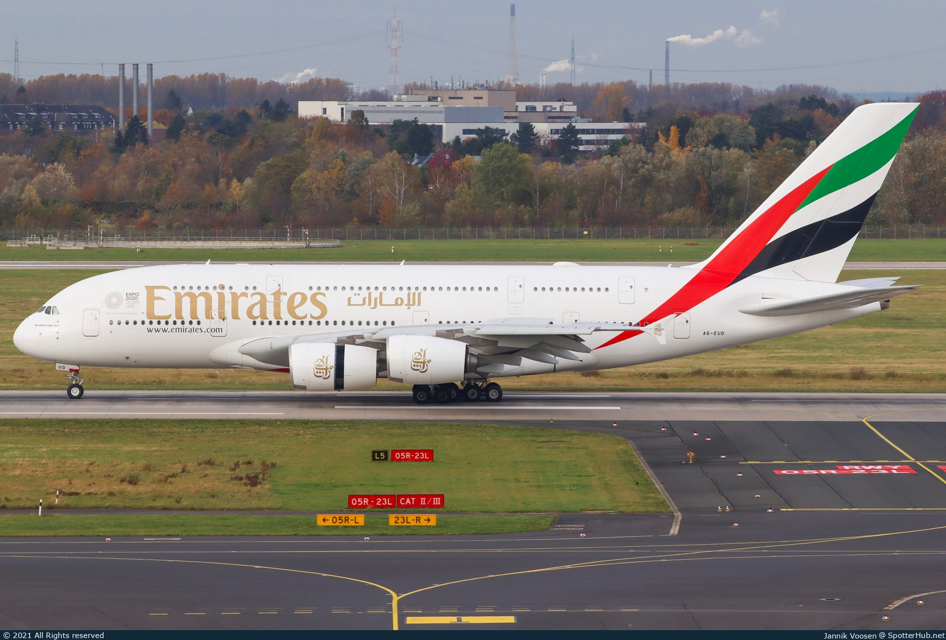 Photo of A6-EUD - Airbus A380-861 operated by Emirates
