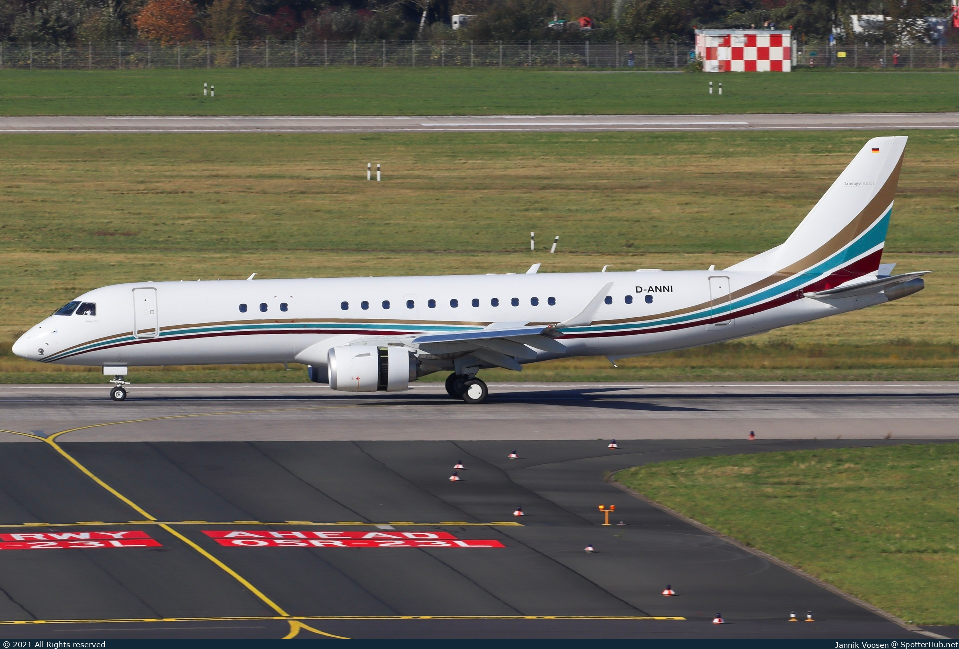 Photo of D-ANNI - Embraer Lineage 1000 operated by Air Hamburg