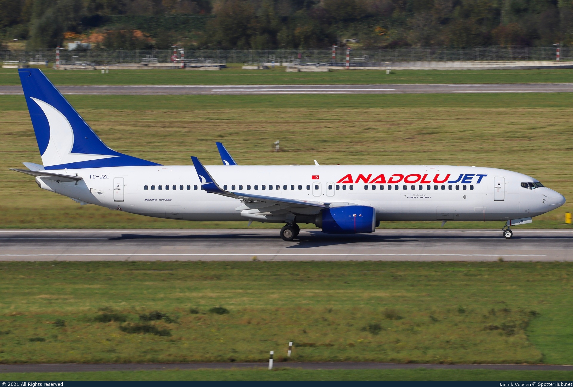 Photo of TC-JZL - Boeing 737-8AS operated by AnadoluJet