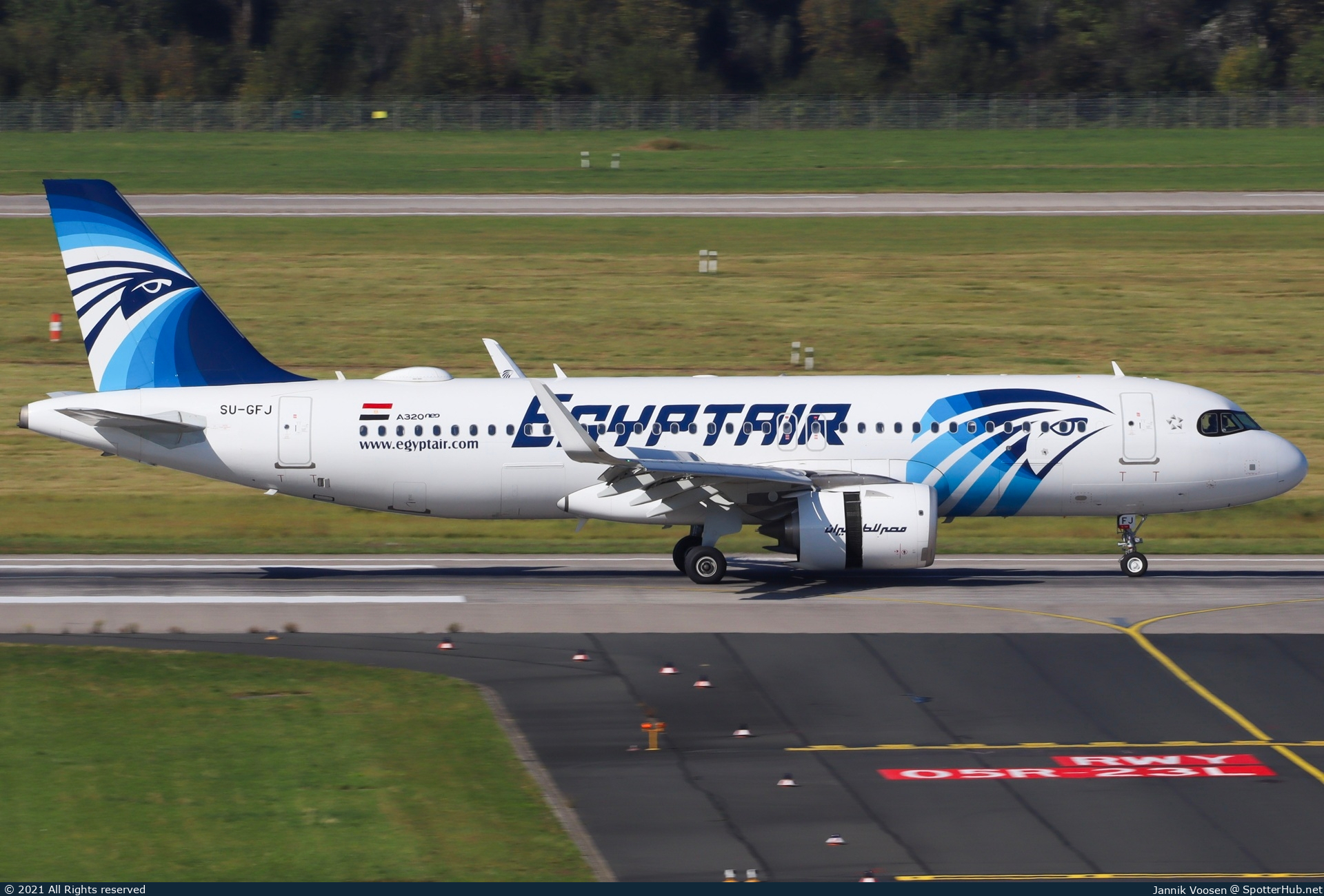 Photo of SU-GFJ - Airbus A320-251N operated by Egyptair
