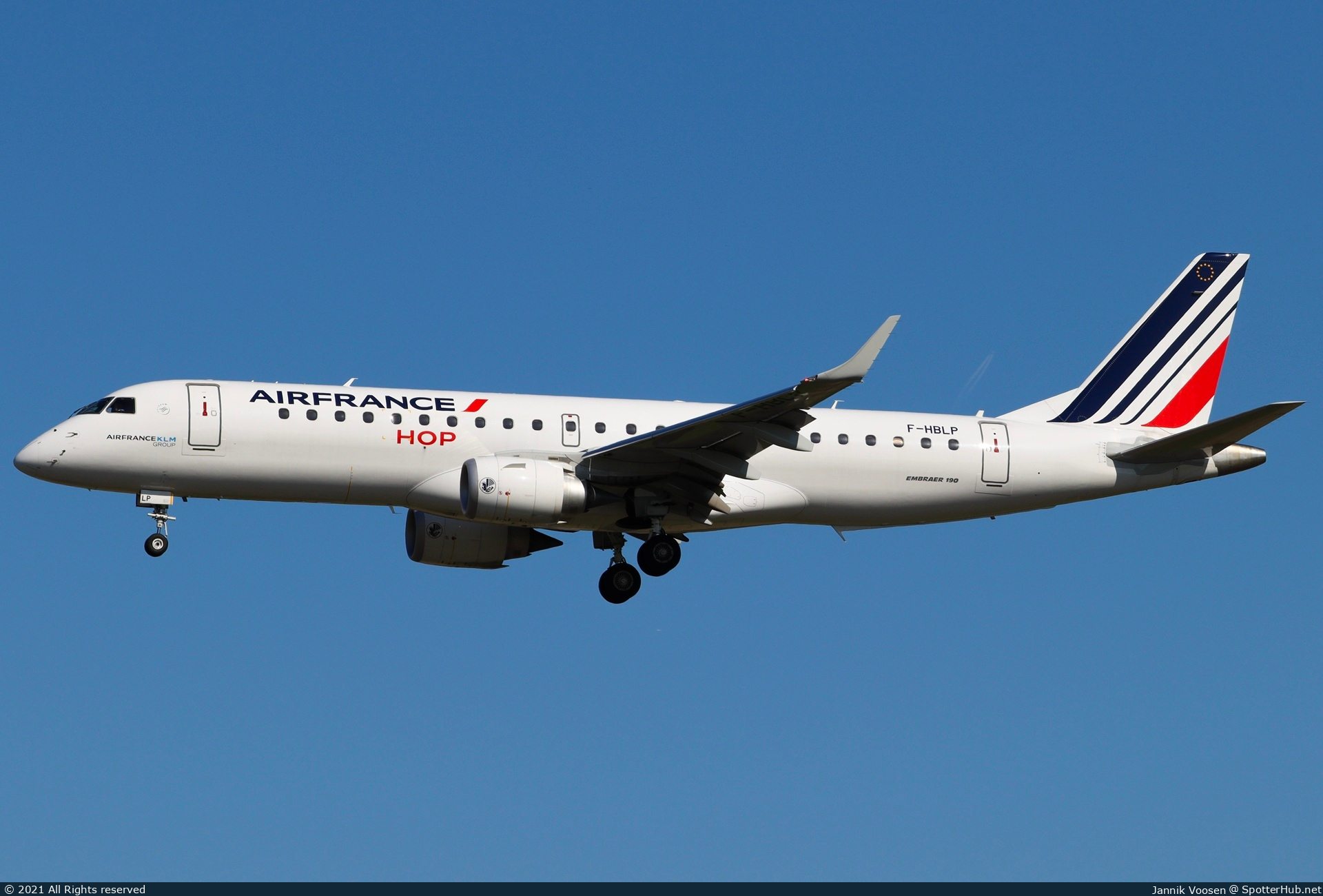 Photo of F-HBLP - Embraer ERJ-190STD operated by Air France HOP
