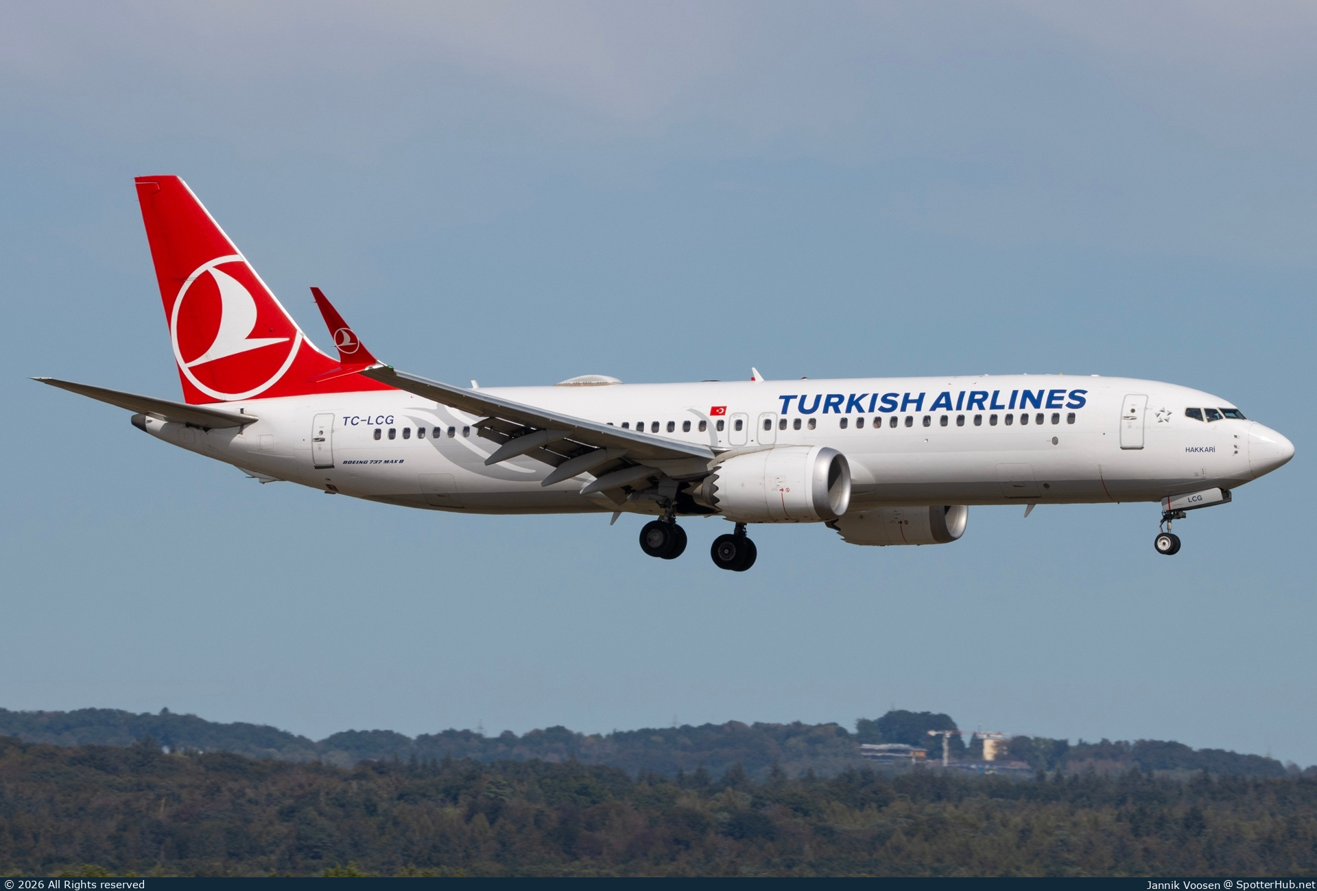 Photo of TC-LCG - Boeing 737 MAX 8 operated by Turkish Airlines