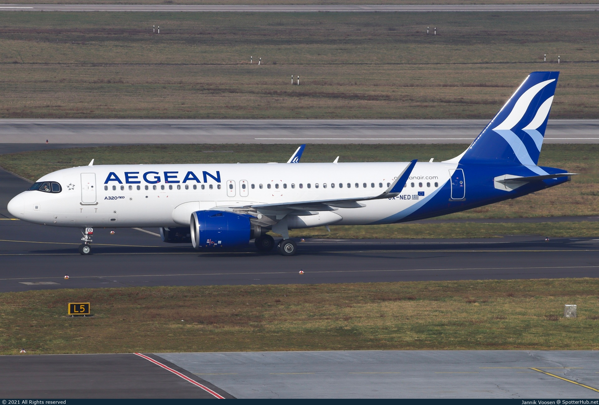 Photo of SX-NED - Airbus A320-271N operated by Aegean Airlines