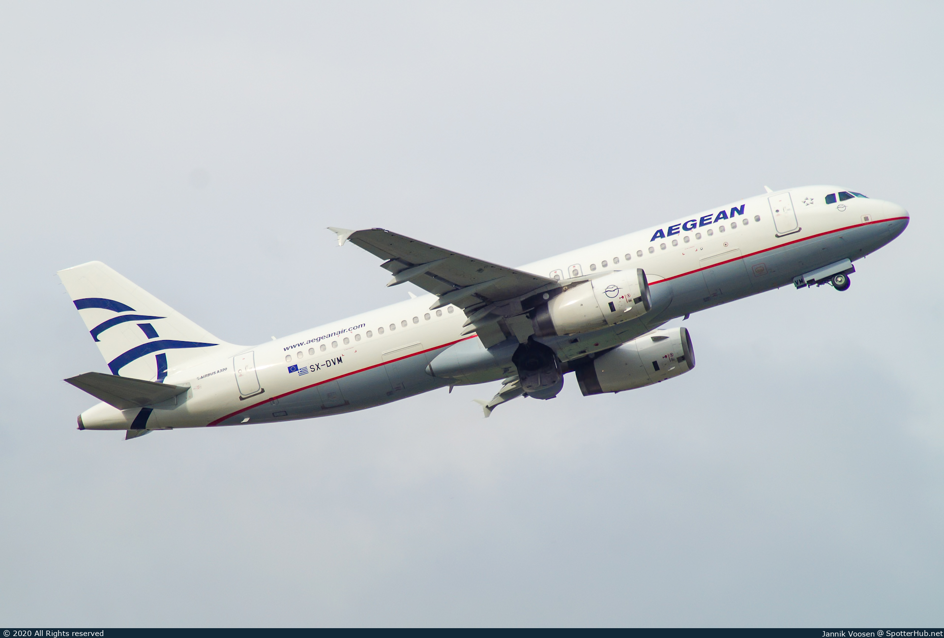 Photo of SX-DVM - Airbus A320-232 operated by Aegean Airlines