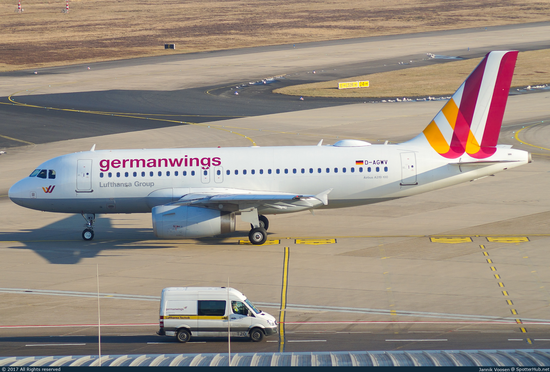 Photo of D-AGWV - Airbus A319-132 operated by Germanwings