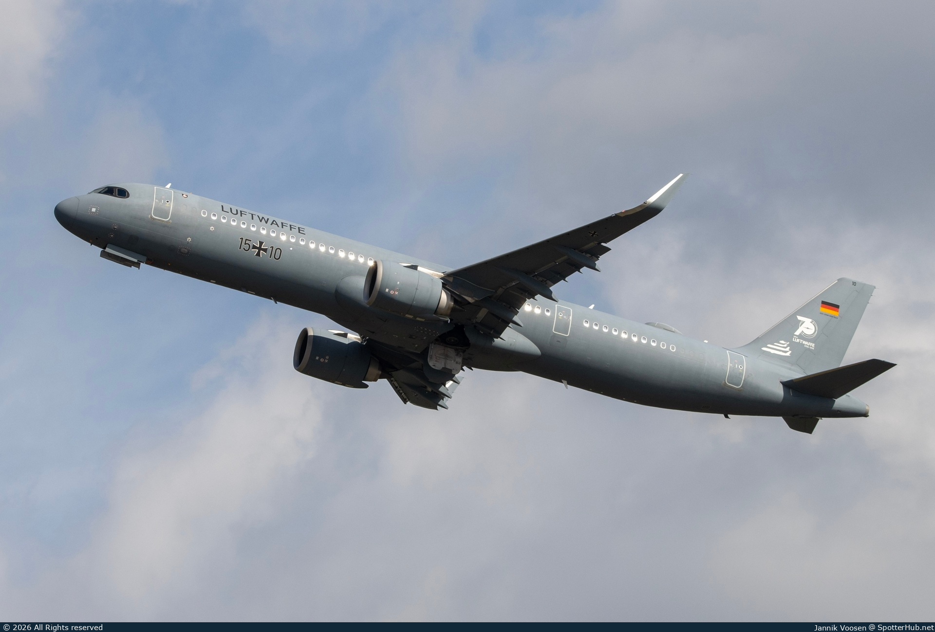 Photo of 15+10 - Airbus A321-251NX operated by German Air Force