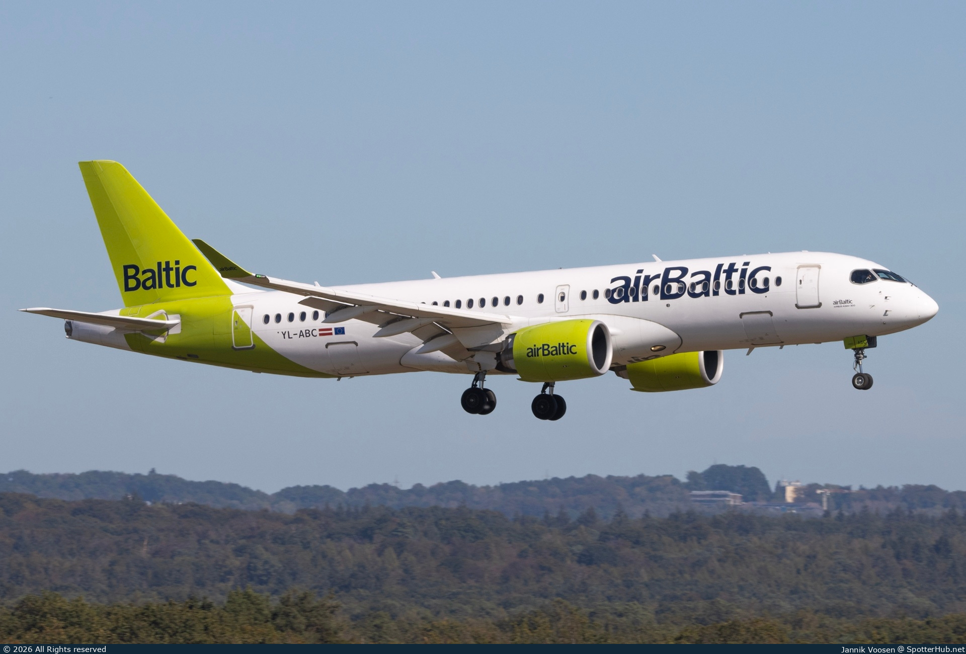 Photo of YL-ABC - Airbus A220-300 operated by airBaltic