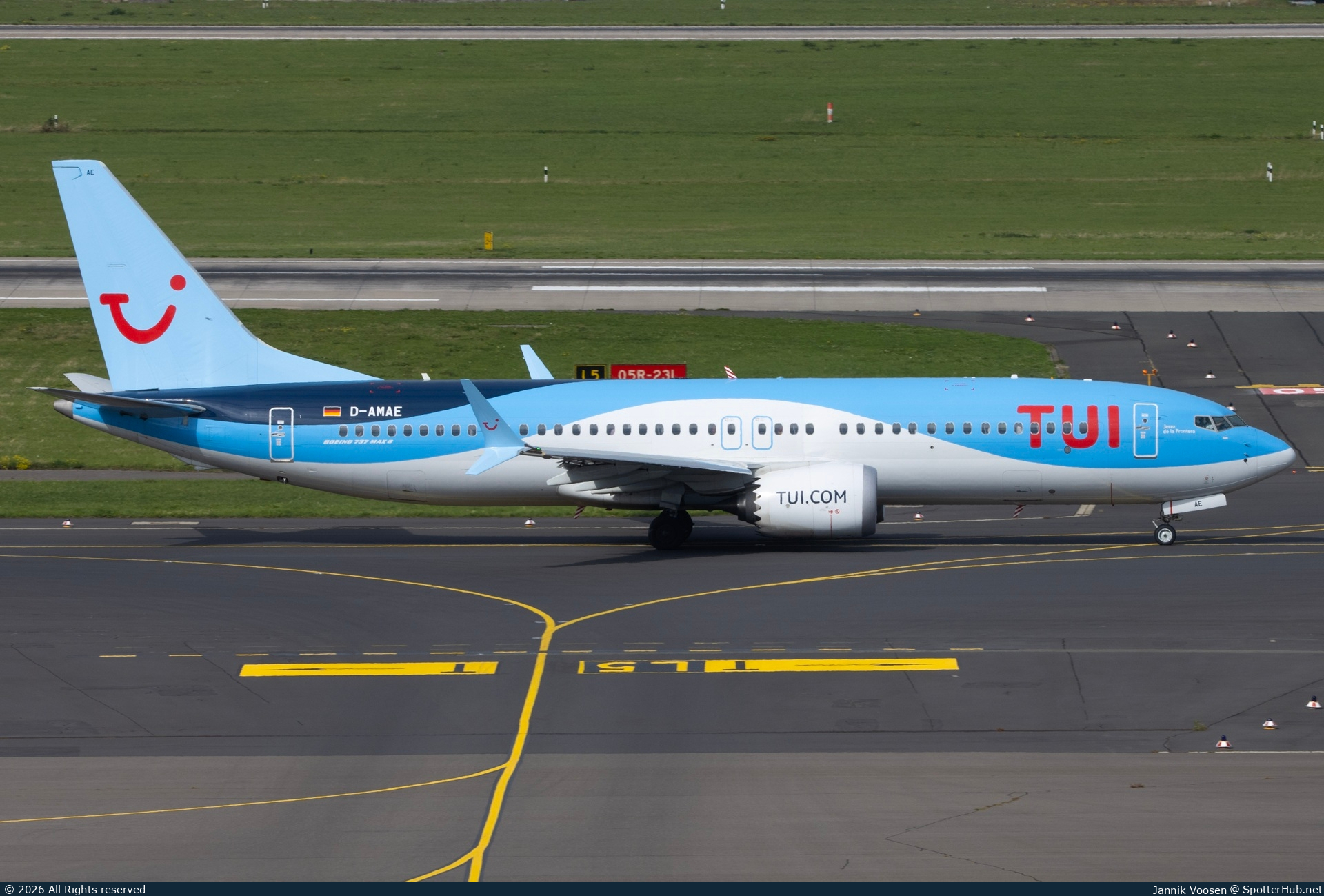 Photo of D-AMAE - Boeing 737 MAX 8 operated by TUIfly