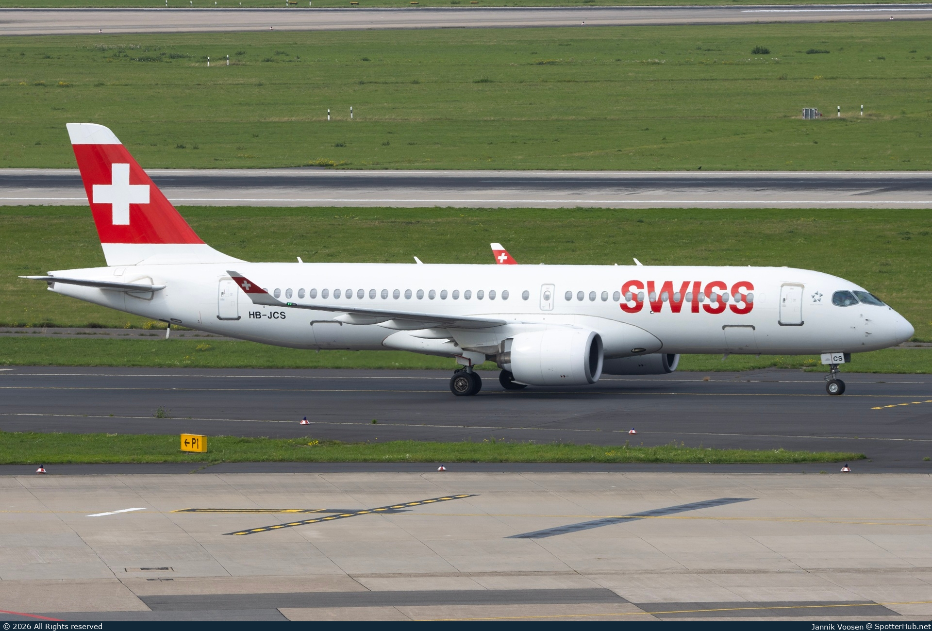Photo of HB-JCS - Airbus A220-300 operated by Swiss International Air Lines